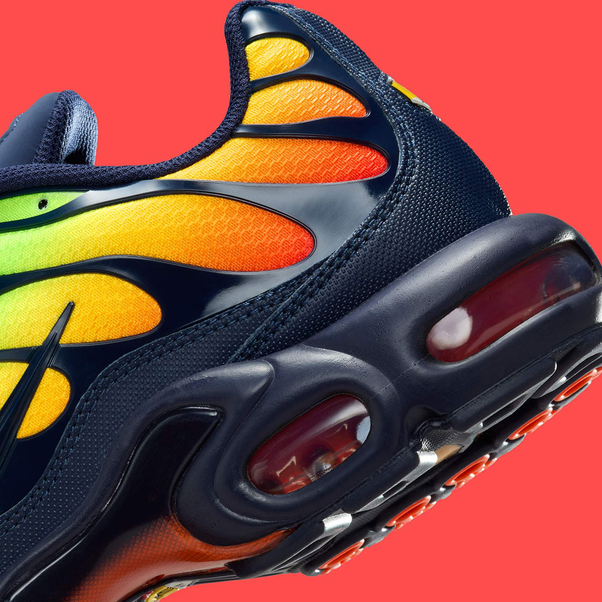 Nike Air Max Plus Lemon Venom Hyper Crimson Laser Orange Blackened Blue Dm0032 701 4