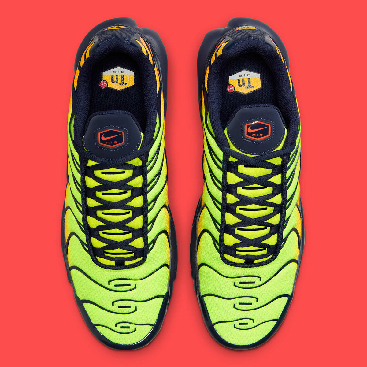 Nike Air Max Plus Lemon Venom Hyper Crimson Laser Orange Blackened Blue Dm0032 701 8