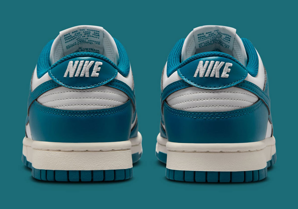Nike Dunk Low Green Abyss Platinum Tint Sail 1