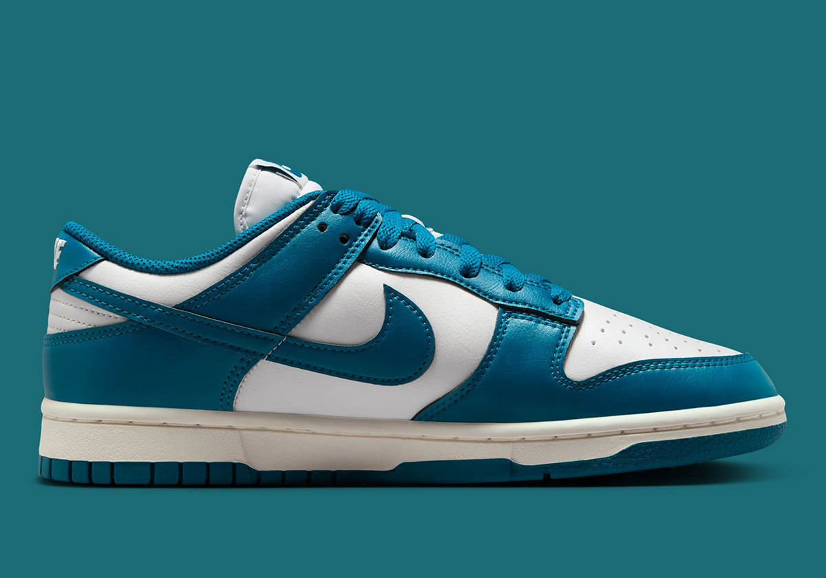 Nike Dunk Low Green Abyss Platinum Tint Sail 5