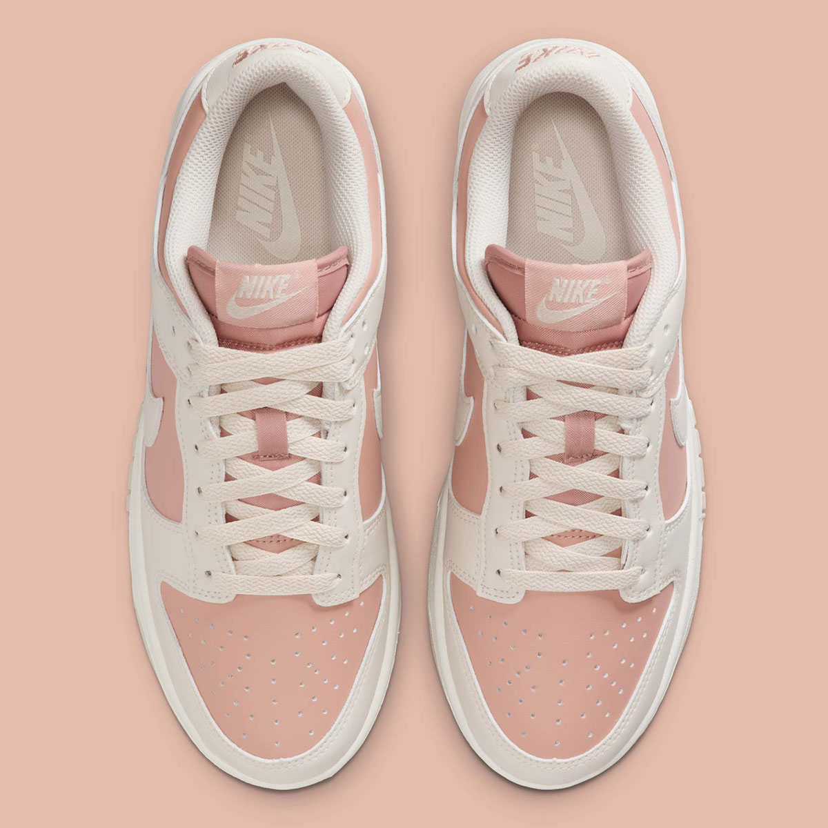 Nike Dunk Low Particle Pink Light Orewood Brown Sail 1