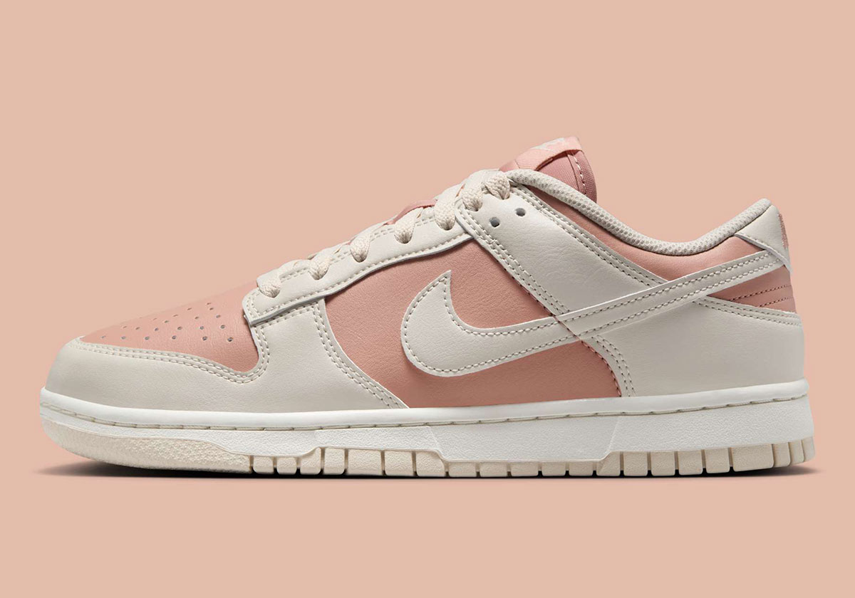 Nike Dunk Low Particle Pink Light Orewood Brown Sail 5