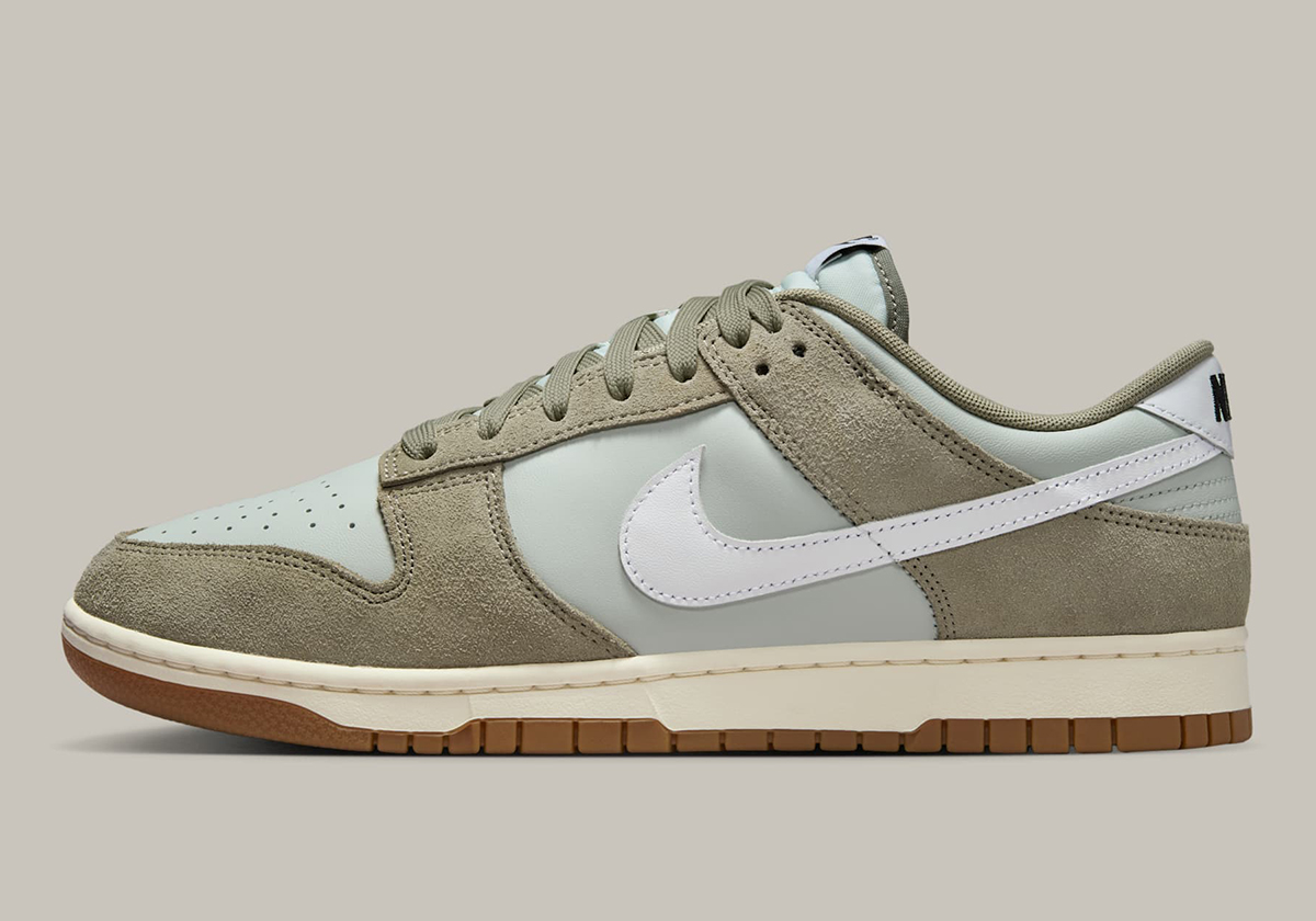 Nike Dunk Low Se Olive Coconut Milk Gum Dark Brown Ib6399 002 2