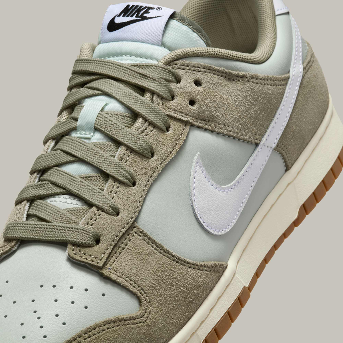 Nike Dunk Low Se Olive Coconut Milk Gum Dark Brown Ib6399 002 4