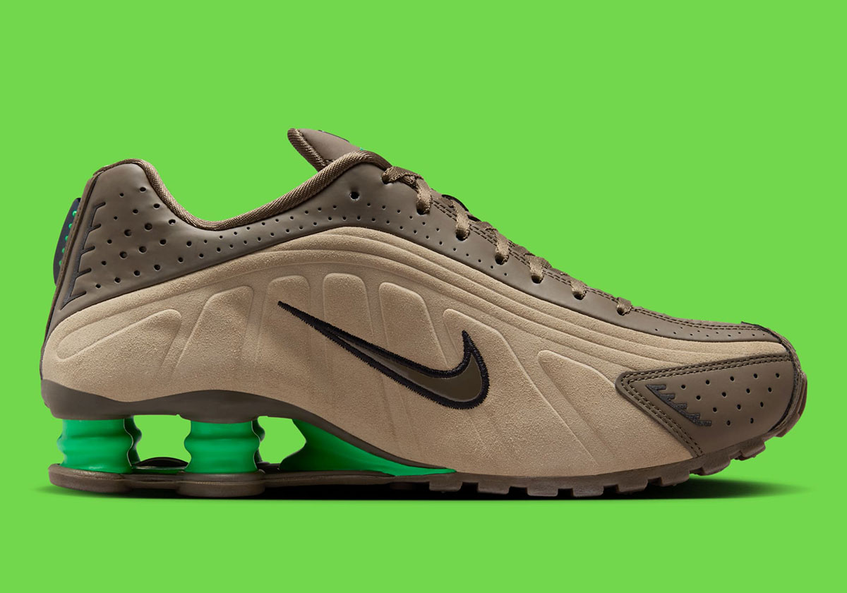 Nike Shox R4 Brown Green Hq7739 200 5