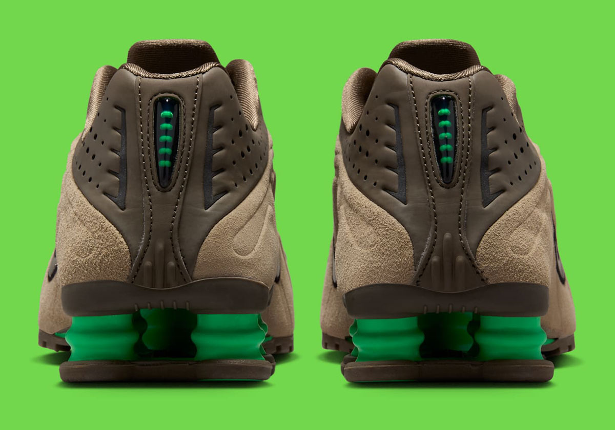 Nike Shox R4 Brown Green Hq7739 200 6