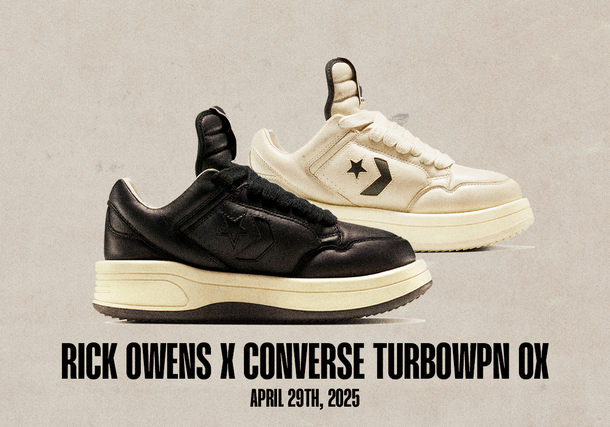 Sneaker Releases April 27 May 3 2025 Rick Owens Converse