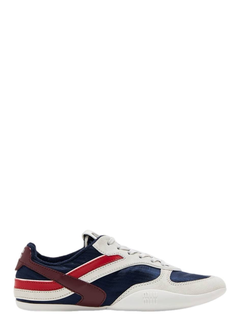 Miu Miu Gymnasium leather-trimmed