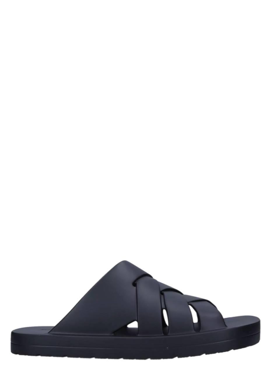 BV Black Slip On Sandals