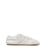 Dries Van Noten White & Beige Suede Sneakers