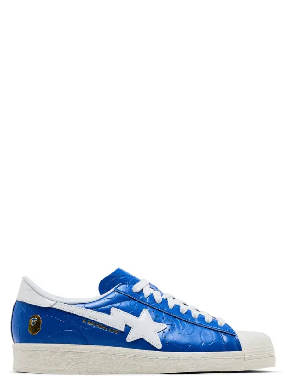 Adidas x Bape Superstar Vintage 'Blue White'