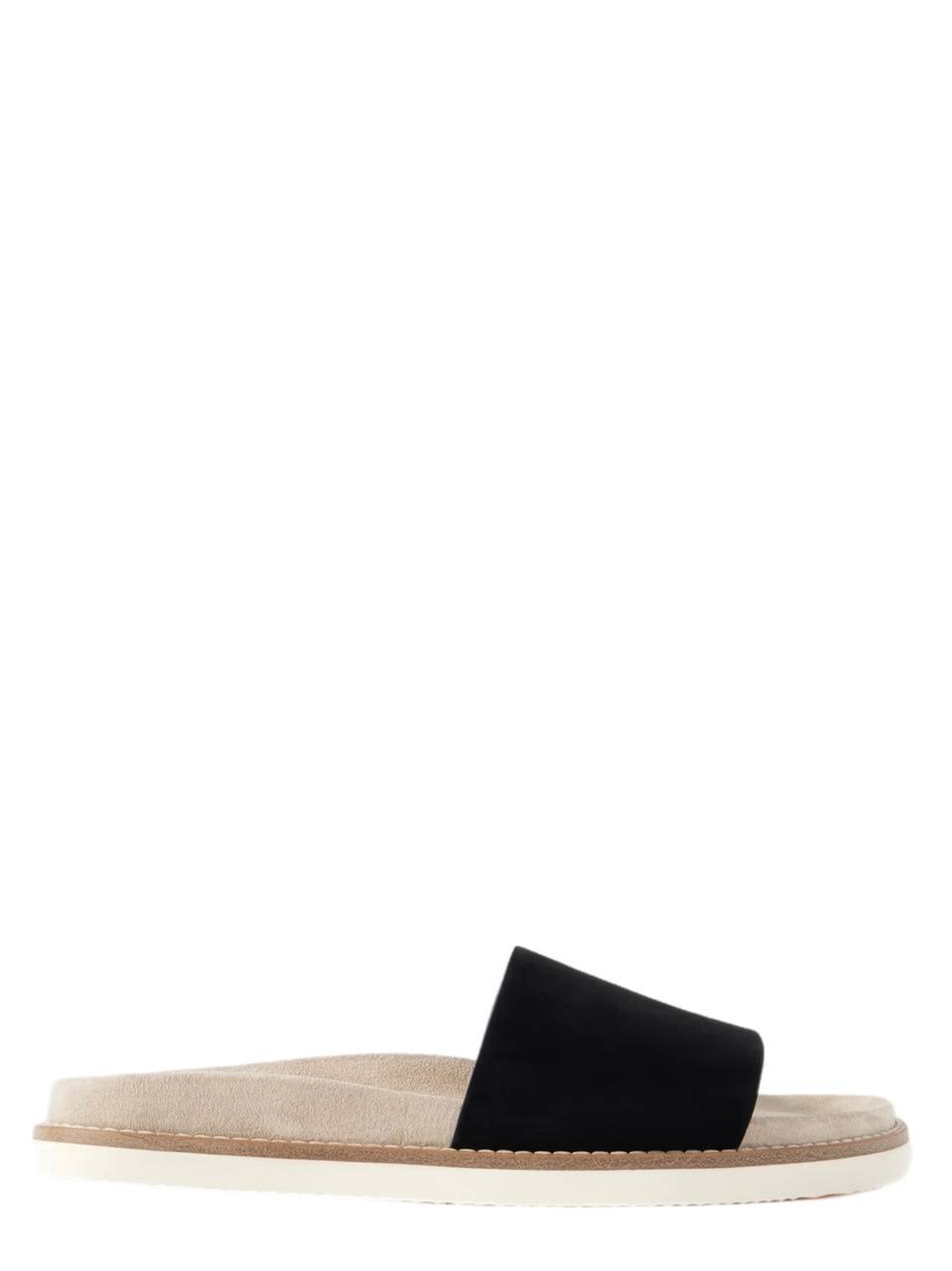 Brunello Cucinelli Suede Slides