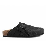 Night cat leather mules
