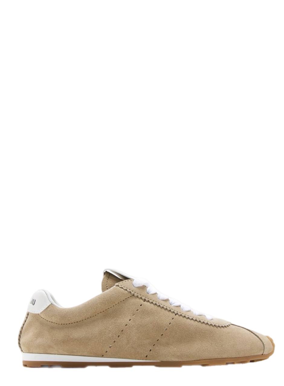 Miu Miu Plume suede sneakers