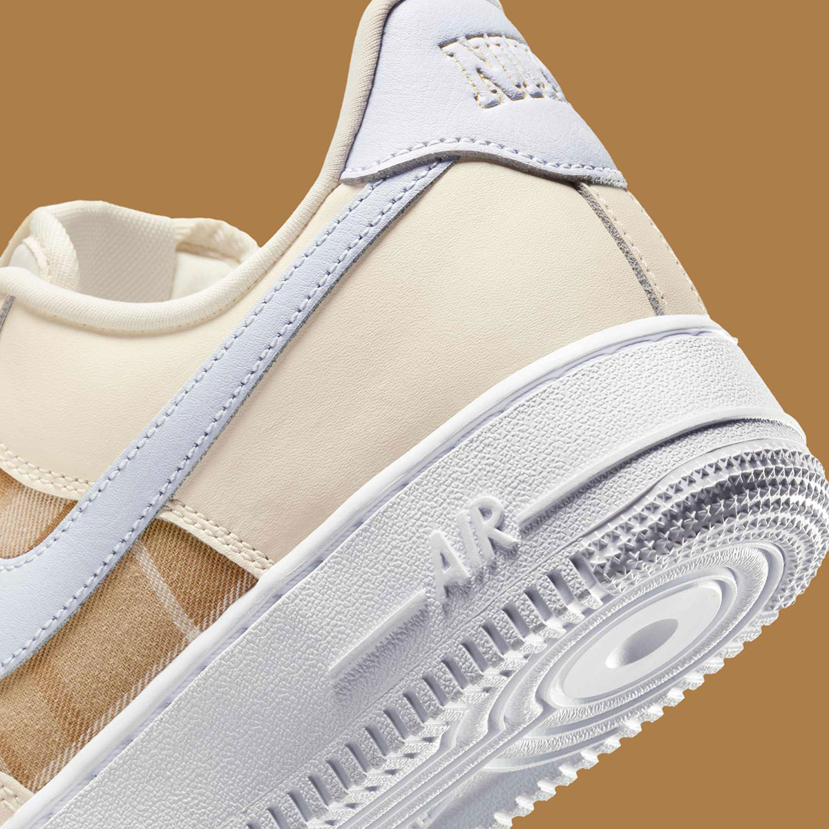 Nike Air Force 1 Low Brown Plaid Ih7352 001 1