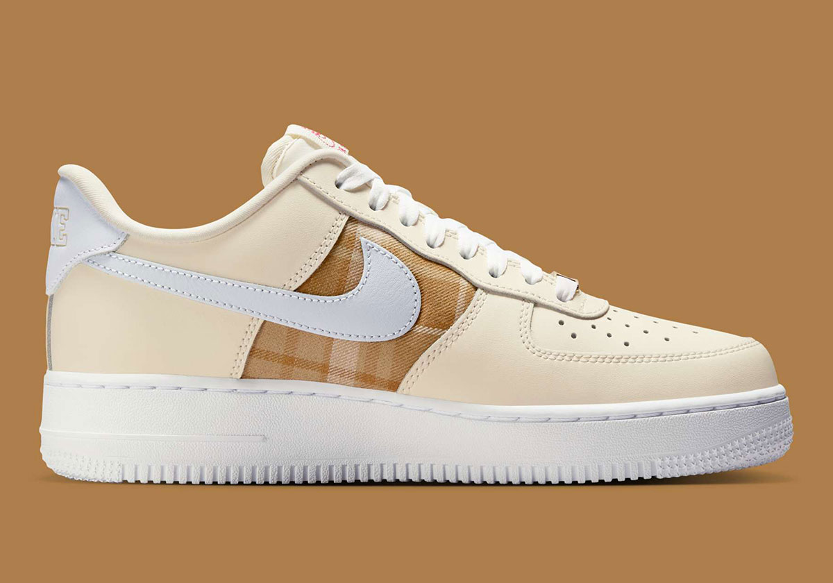 Nike Air Force 1 Low Brown Plaid Ih7352 001 4