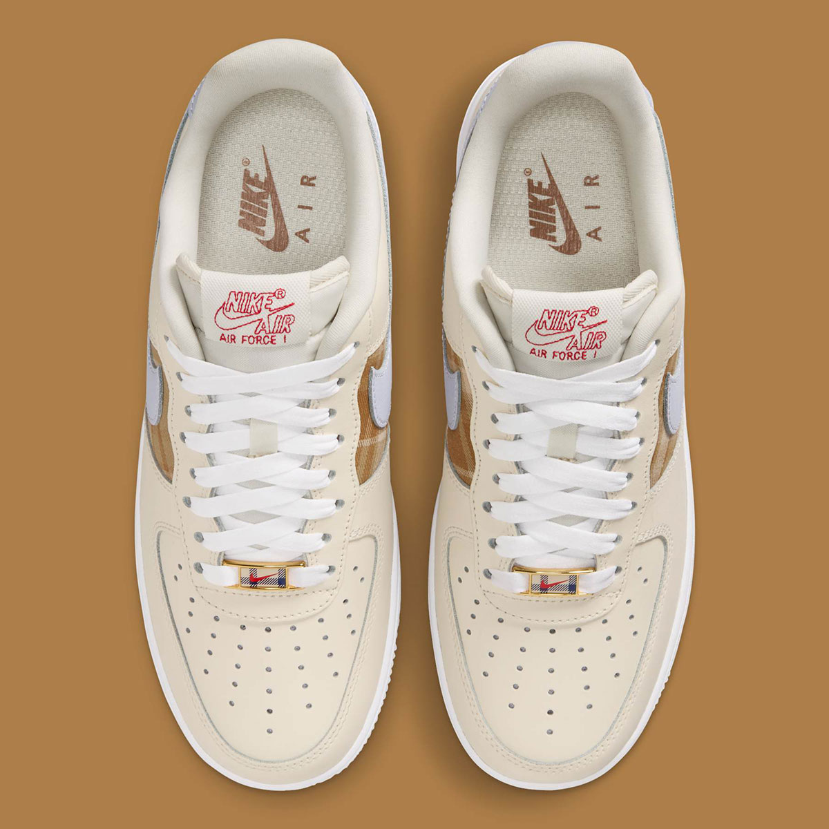 Nike Air Force 1 Low Brown Plaid Ih7352 001 5