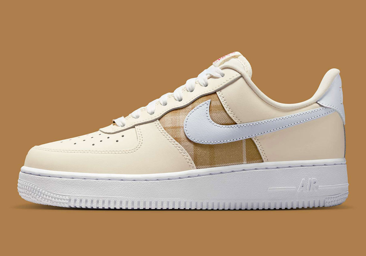 Nike Air Force 1 Low Brown Plaid Ih7352 001 6