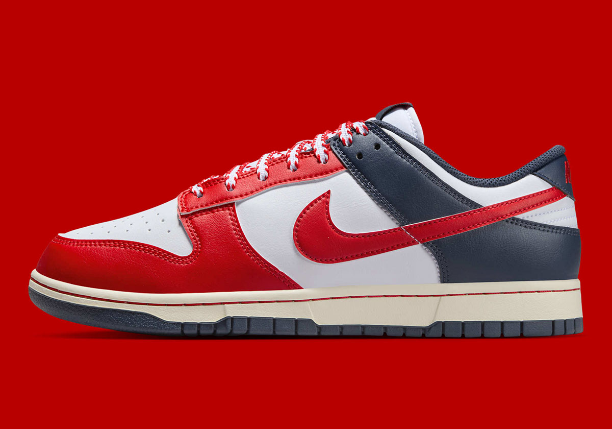 Nike Dunk Low White Thunder Blue Coconut Milk University Red Im2222 100 8