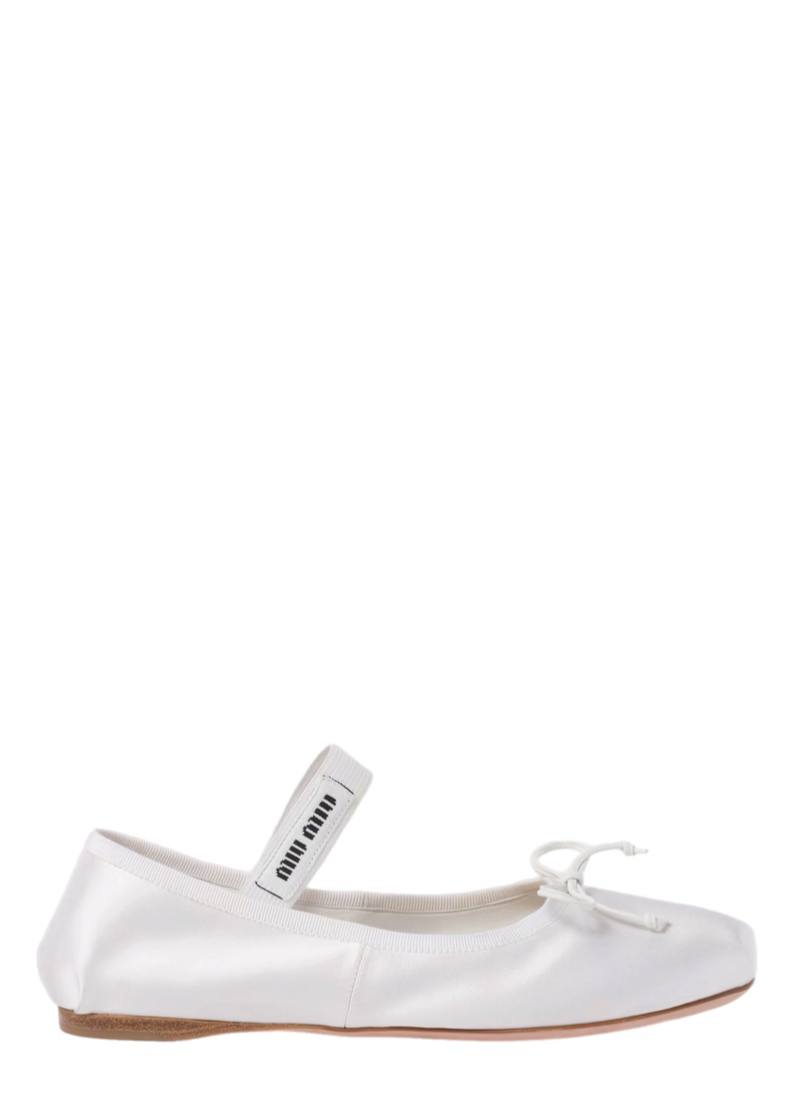 Miu Miu satin ballerinas