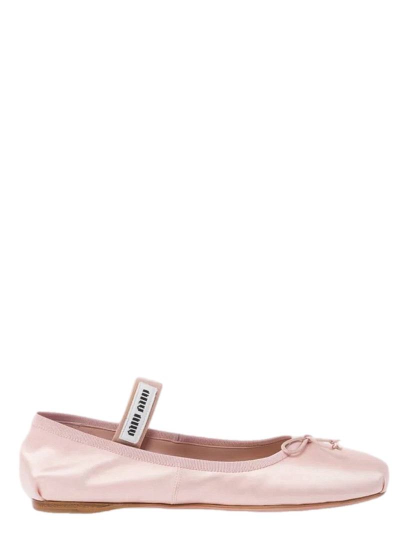 Miu Miu satin ballerinas