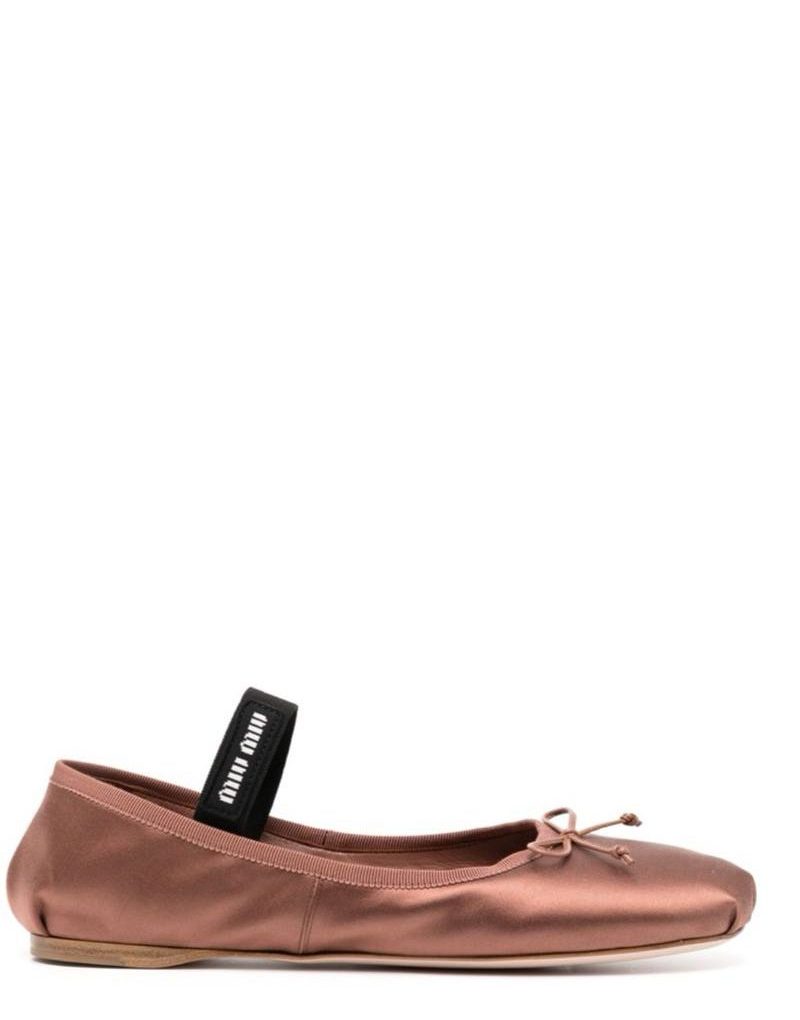 Miu Miu satin ballet flats