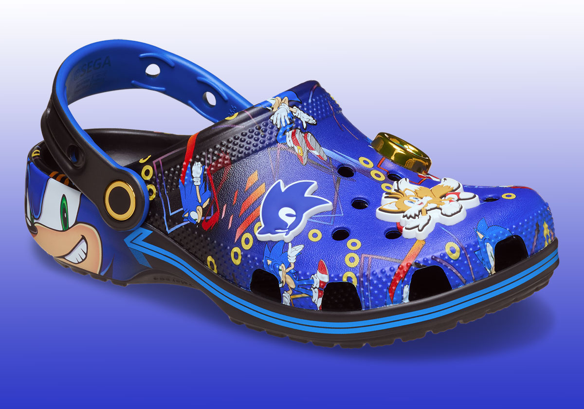 Sonic The Hedgehog Crocs Classic Clog 211209 90h 6