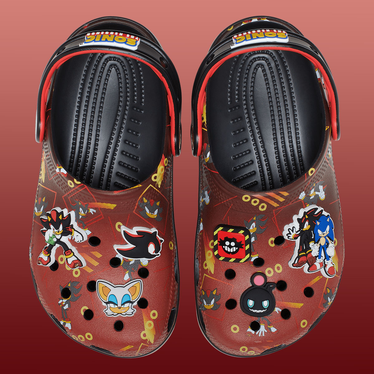 Sonic The Hedgehog Crocs Classic Clog Shadow 211465 90h 1