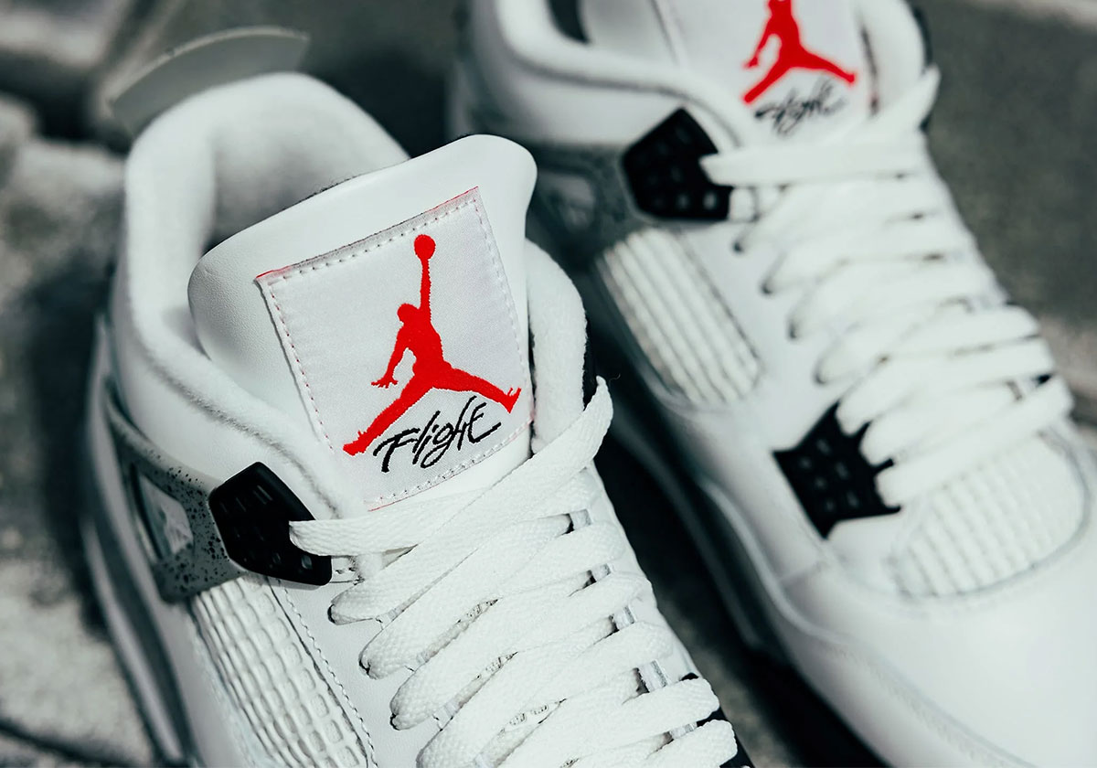 White Cement Jordan 4s 1