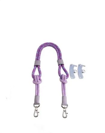 Nylon Reconstructed Strap Upgrade for Longchamp Small Tote Bags(Purple)