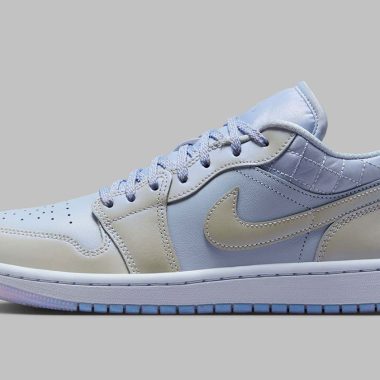 This Elegant Air Jordan 1 Low Features A Pearlized Upper