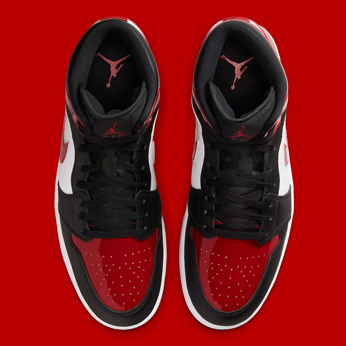 Air Jordan 1 Mid Black Varsity Red White Hv4091 006 1