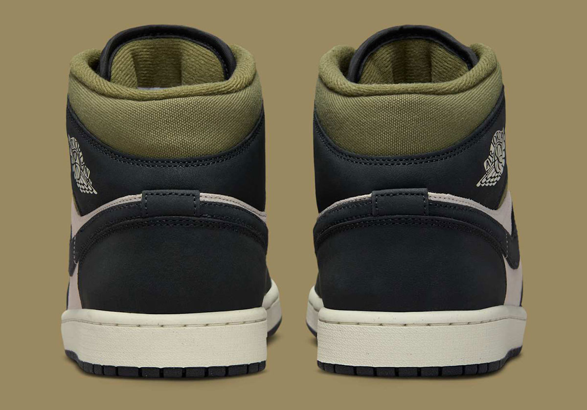 Air Jordan 1 Mid Light Orewood Brown Off Noir Medium Olive Sail Hv4091 102 1