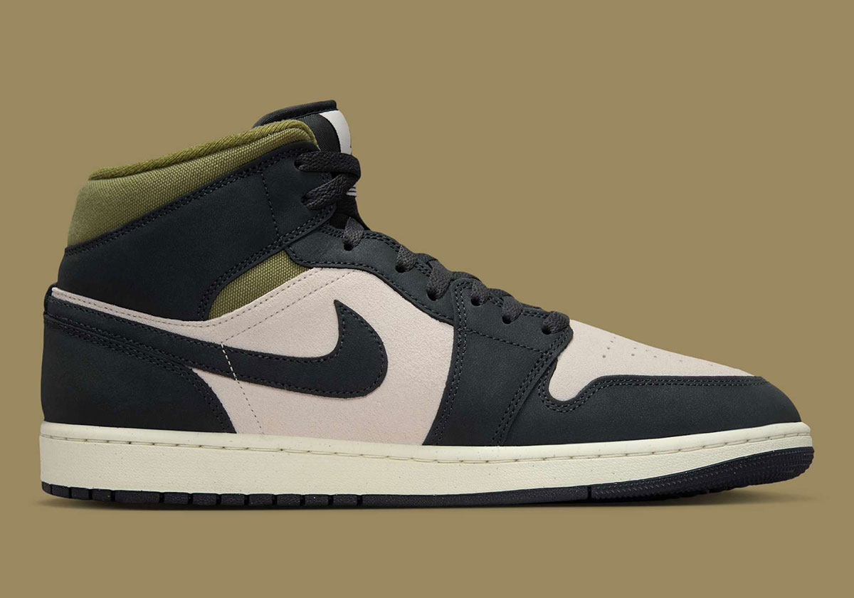 Air Jordan 1 Mid Light Orewood Brown Off Noir Medium Olive Sail Hv4091 102 3