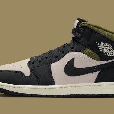 Canvas And Nubuck Hop On This Air Jordan 1 Mid SE