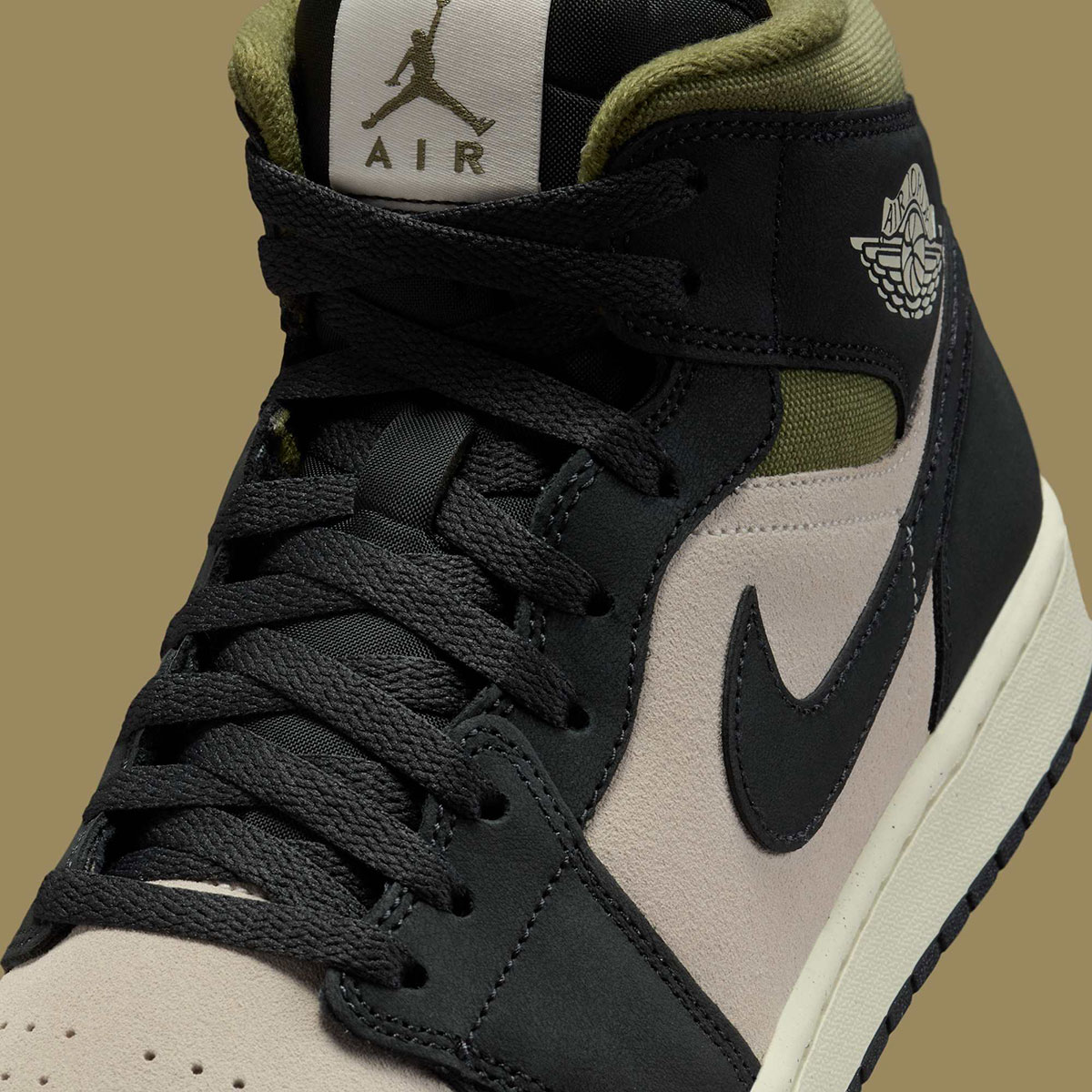 Air Jordan 1 Mid Light Orewood Brown Off Noir Medium Olive Sail Hv4091 102 7