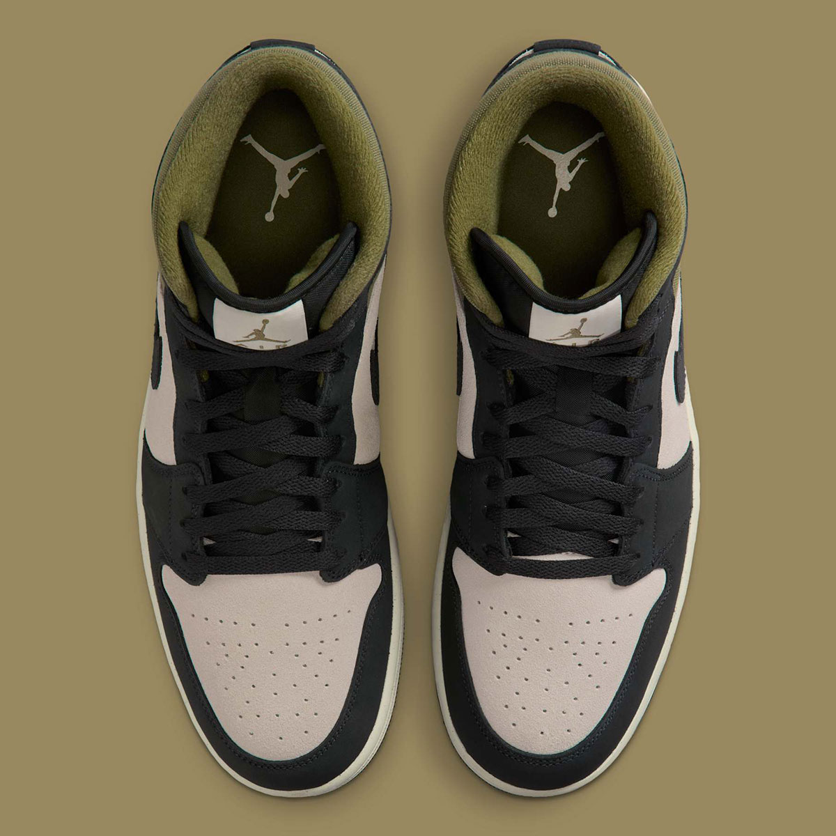 Air Jordan 1 Mid Light Orewood Brown Off Noir Medium Olive Sail Hv4091 102 8