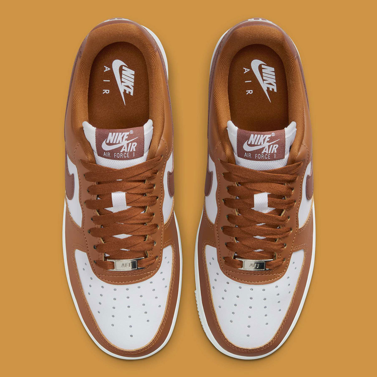 Nike Air Force 1 Low Hazelnut Fauna Brown White Metallic Silver Im6364 200 3