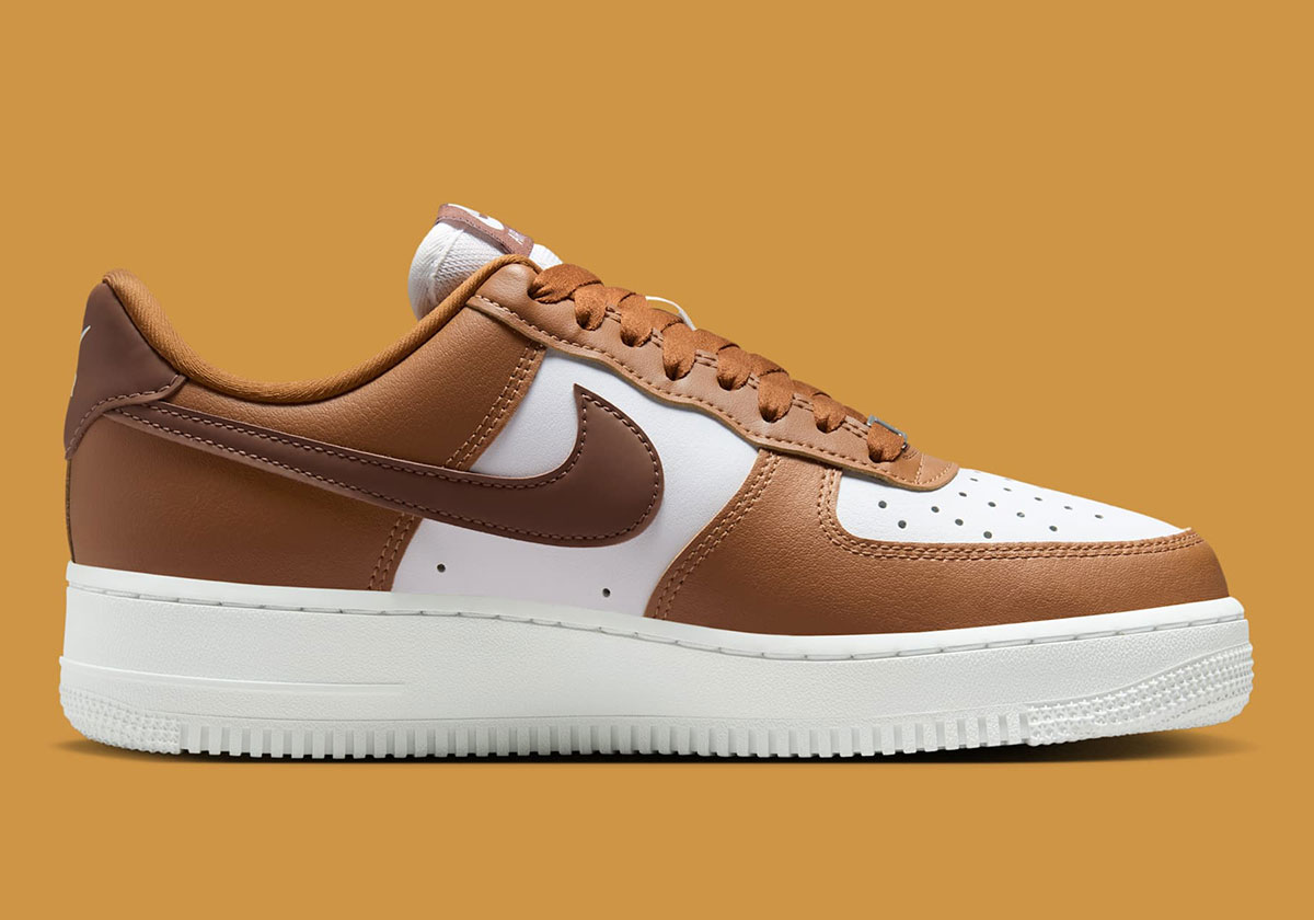 Nike Air Force 1 Low Hazelnut Fauna Brown White Metallic Silver Im6364 200 7