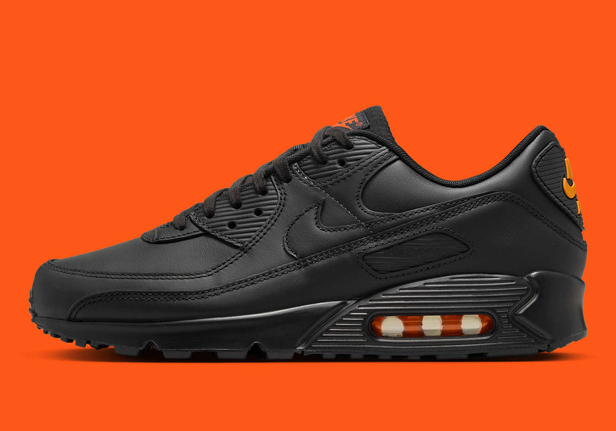 Nike Air Max 90 Black Safety Orange If5446 002 3