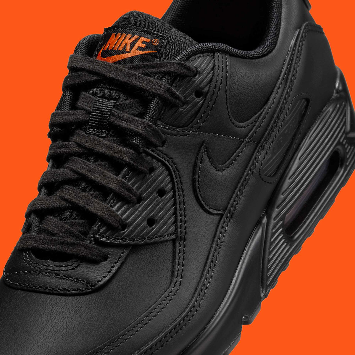 Nike Air Max 90 Black Safety Orange If5446 002 6