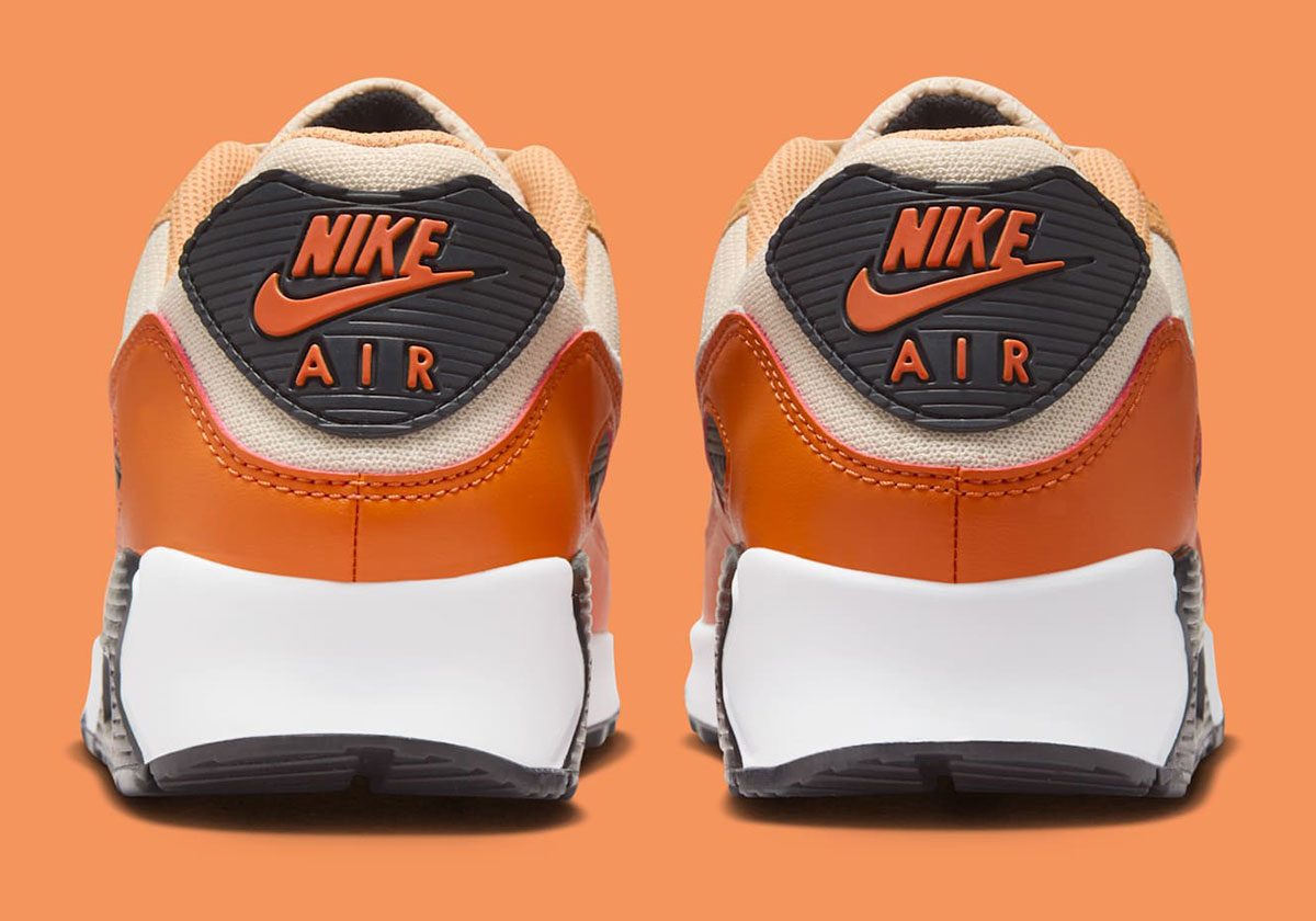 Nike Air Max 90 Copper Moon Campfire Orange Sail White Dm0029 800 8