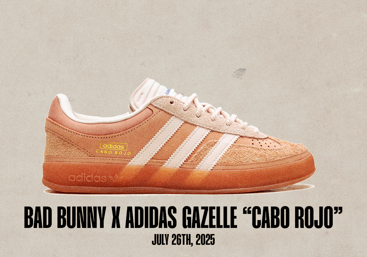 Sneaker Releases July 20 July 26 2025 Bad Bunny Adidas Gazelle Cabo Rojo