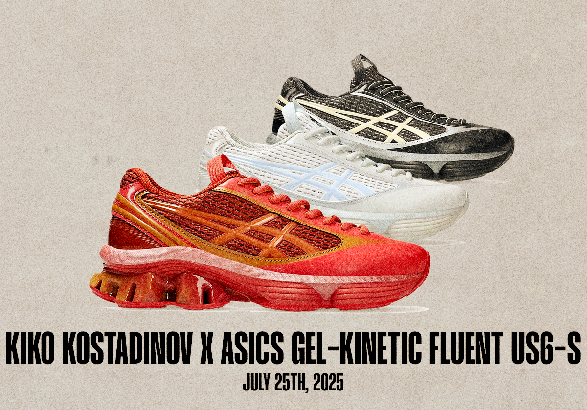 Sneaker Releases July 20 July 26 2025 Kiko Kostadinov Asics Kinetic Fluent Us6 S